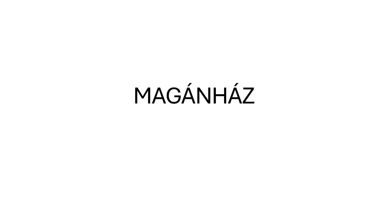 Magánház - Budatétény Logo